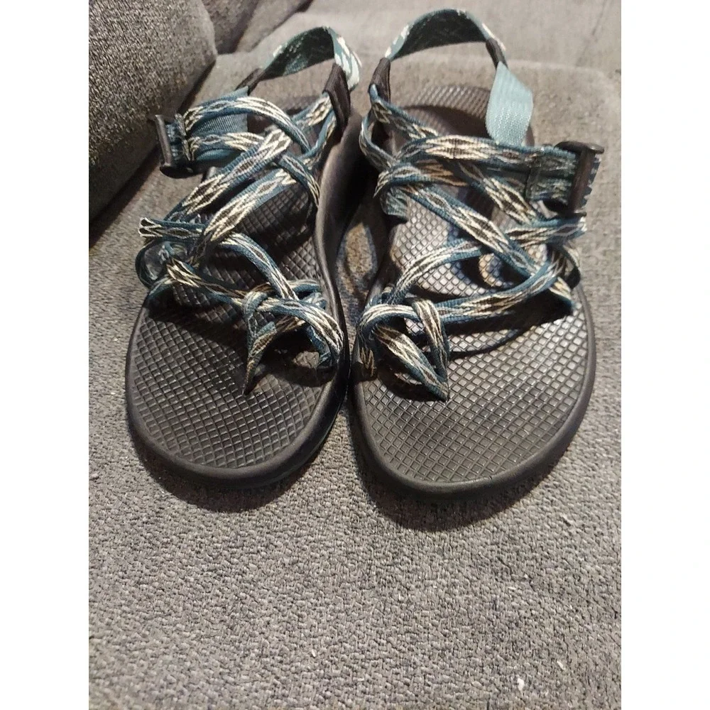 Chaco Sandals Womens 8‎ ZX/2 Classic Hiking Strappy Multicolor Comfort Toe-Loop